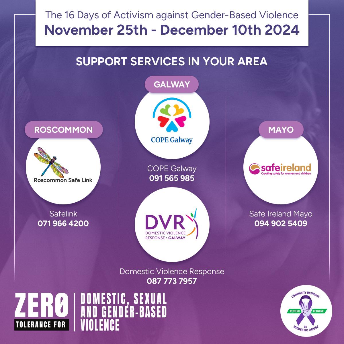 The 16 Days of Activism against Gender Based Violence – Headford Online